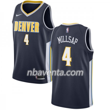 Camiseta Hombre Denver Nuggets Paul Millsap 4 Nike 2017-18 Navy Swingman Camiseta Hombre Denver Nuggets Paul Millsap 4 Nike 2017-18 Navy Swingman